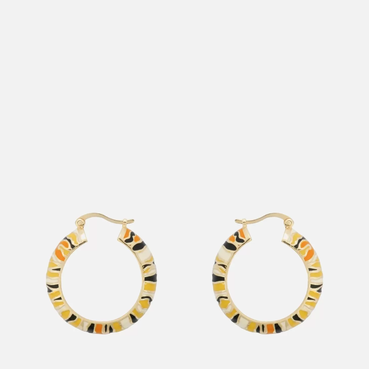 Garden Tiger Gold-Plated Hoop Earrings*anna + nina Online