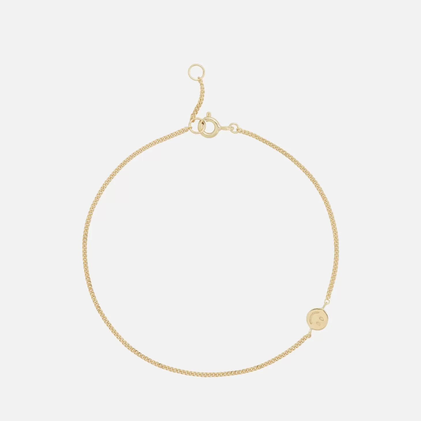 Smiley Gold Plated Sterling Silver Bracelet*anna + nina New