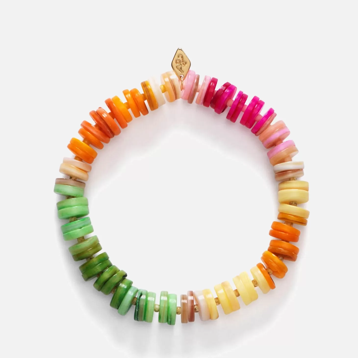 Fantasy Glass Bead And Shell Bracelet*Anni Lu Cheap