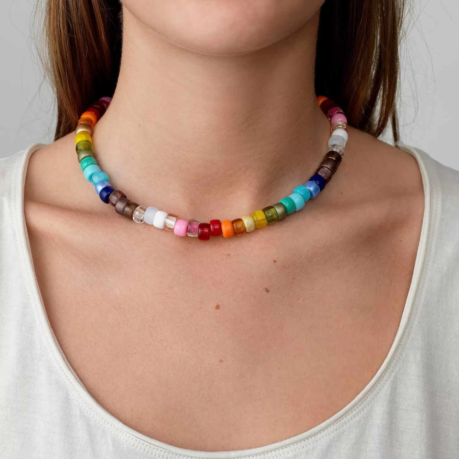 Women's Big Nuanua Necklace - Rainbow*Anni Lu Sale