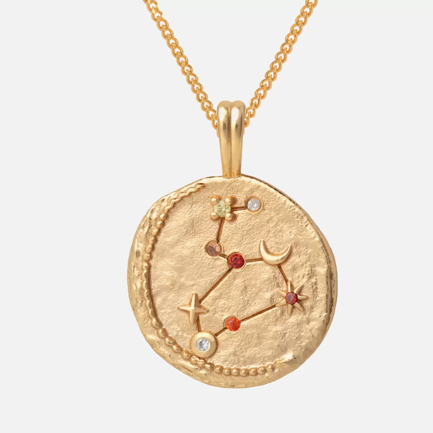 Women's Zodiac Leo Pendant Necklace - Gold*Astrid & Miyu Clearance