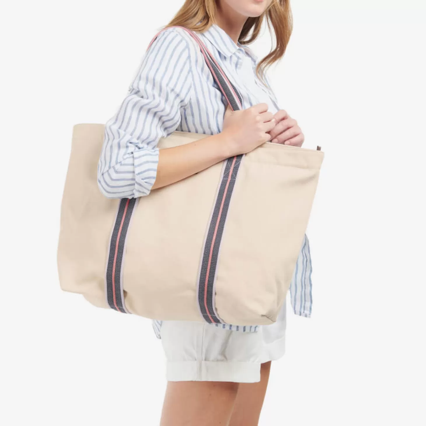 Madison Beach Canvas Tote Bag*Barbour Discount