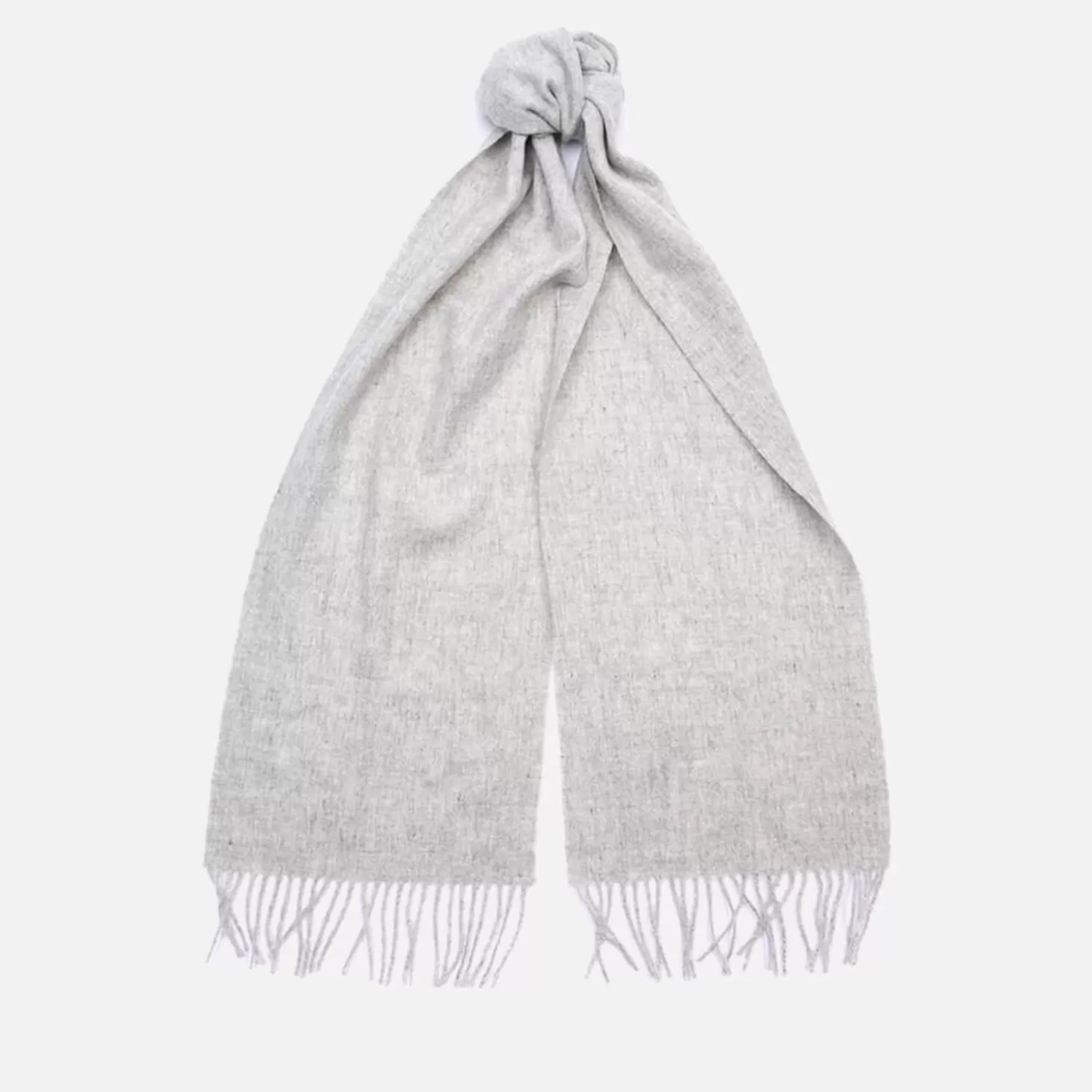 Women's Lambswool Woven Scarf - Light Grey*Barbour New