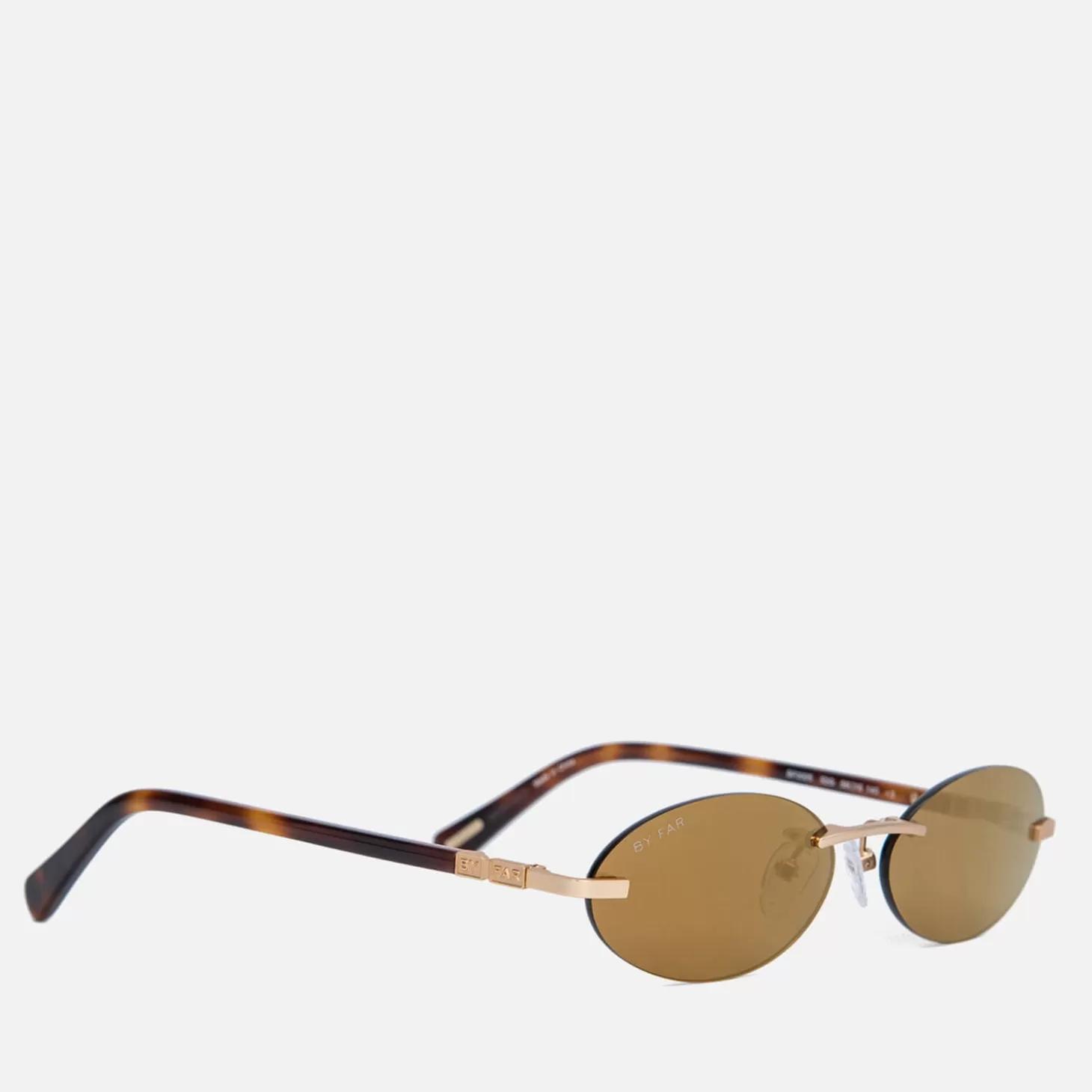 Texas Mirror Gold-Tone Metal Sunglasses*BY FAR Flash Sale