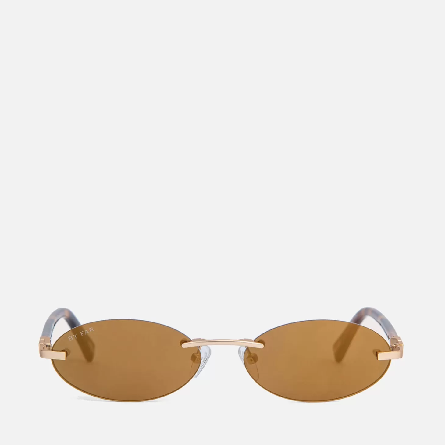 Texas Mirror Gold-Tone Metal Sunglasses*BY FAR Flash Sale