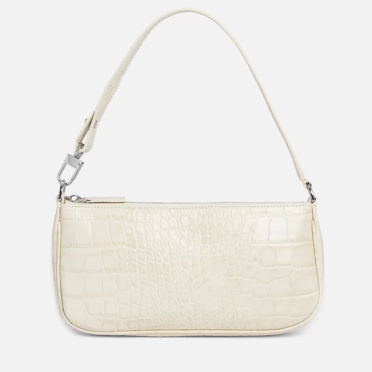 Women's Rachel Croco Embossed Leather Bag - Cream*BY FAR Best Sale