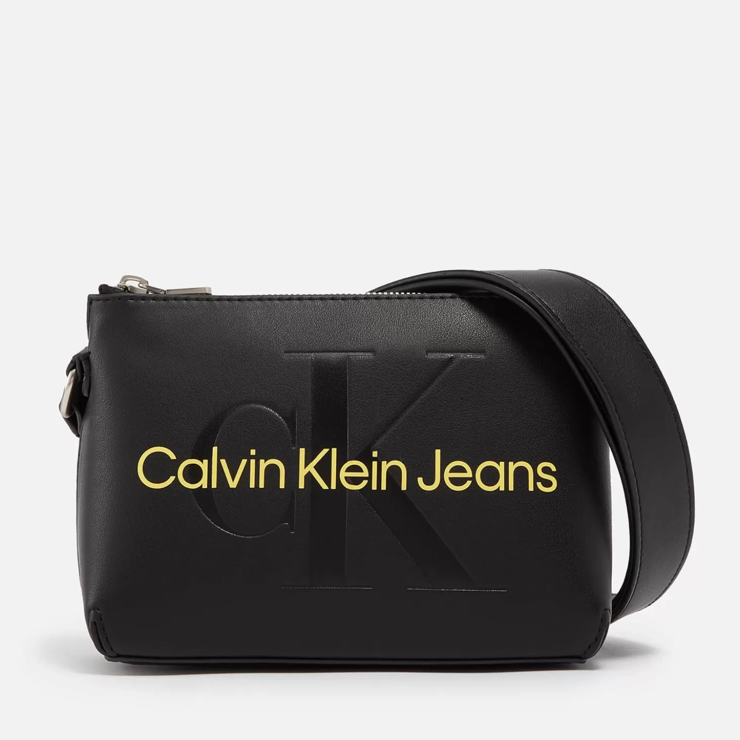 Sculpted Faux Leather Camera Pouch*Calvin Klein Jeans Discount