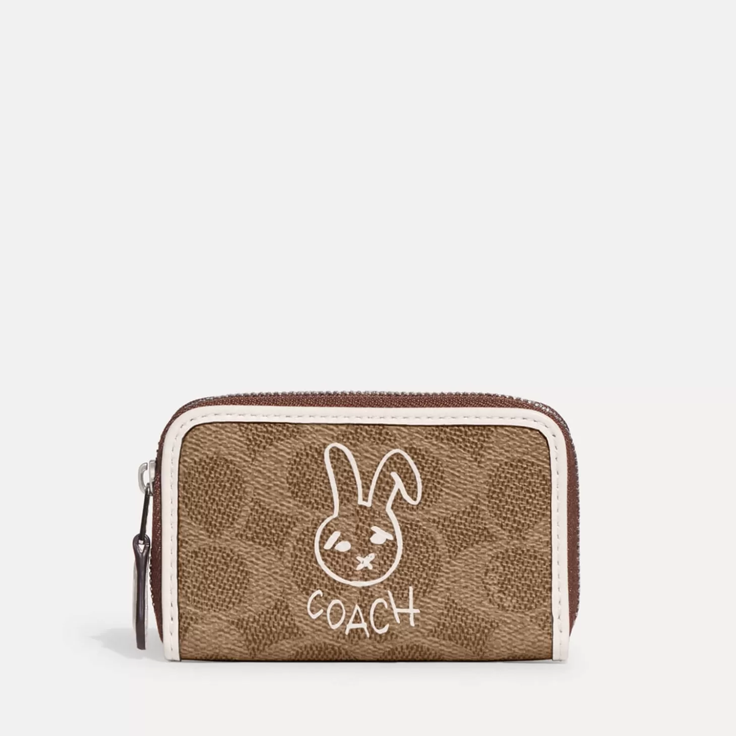 Bunny Graphic Signature Coated Canvas And Leather Wallet*Coach Store