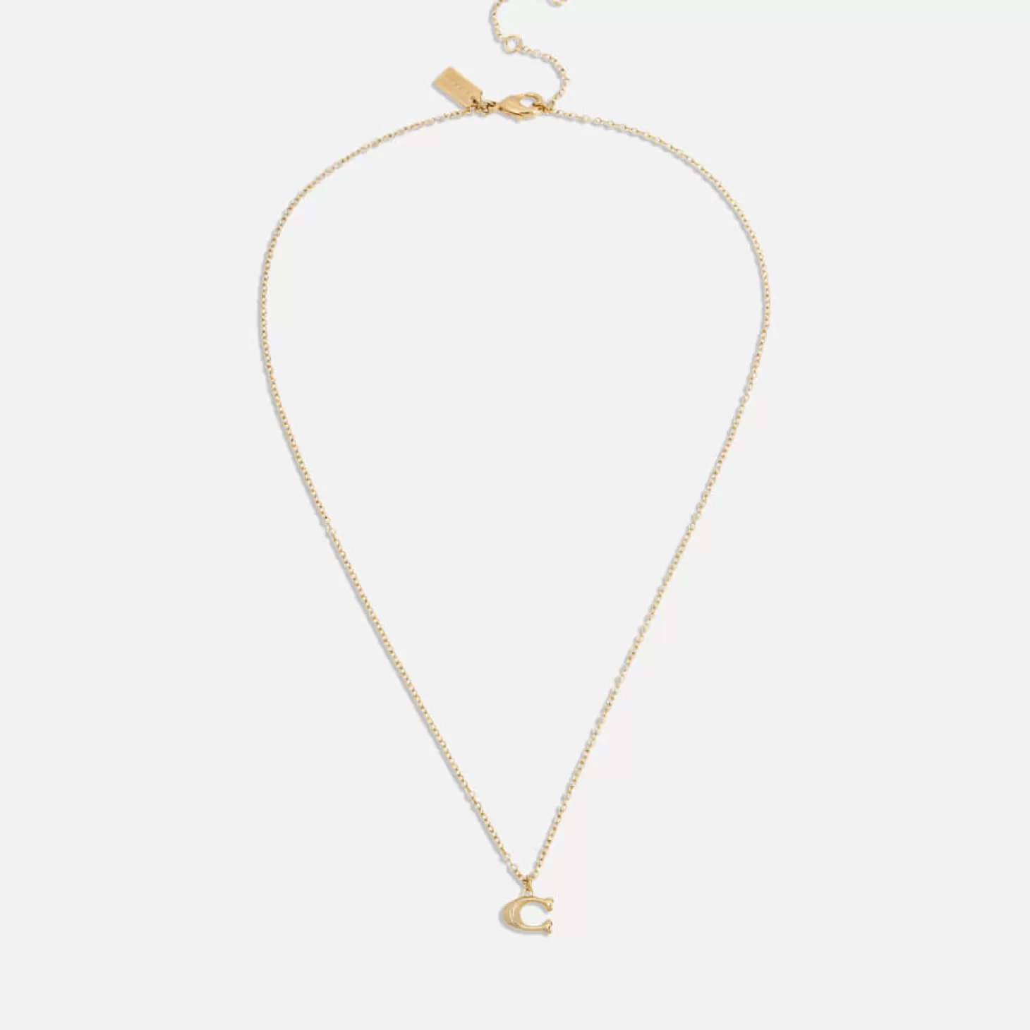 Core Essentials Gold-Plated Necklace*Coach Online