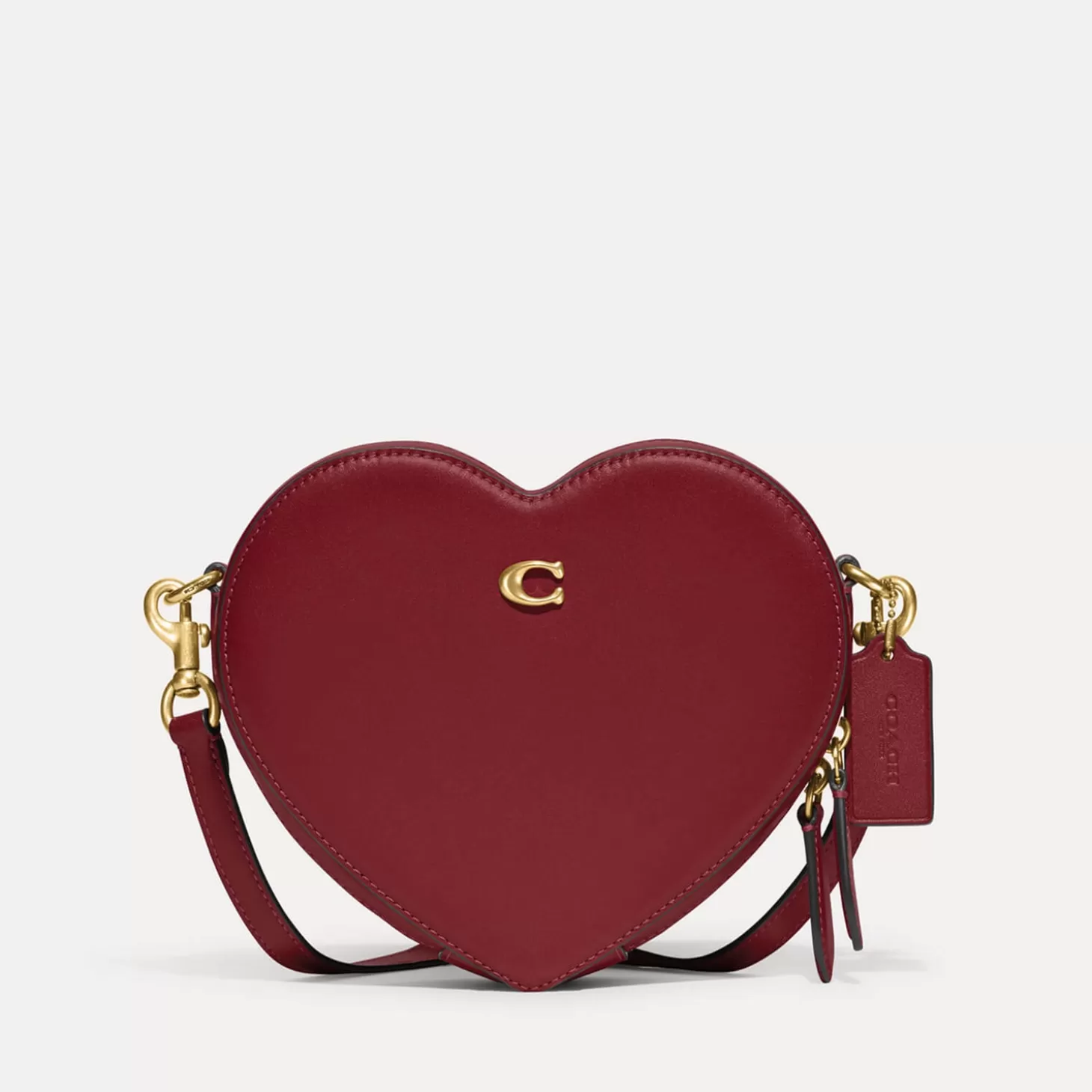 Glovetanned Leather Heart Cross Body Bag*Coach Best Sale