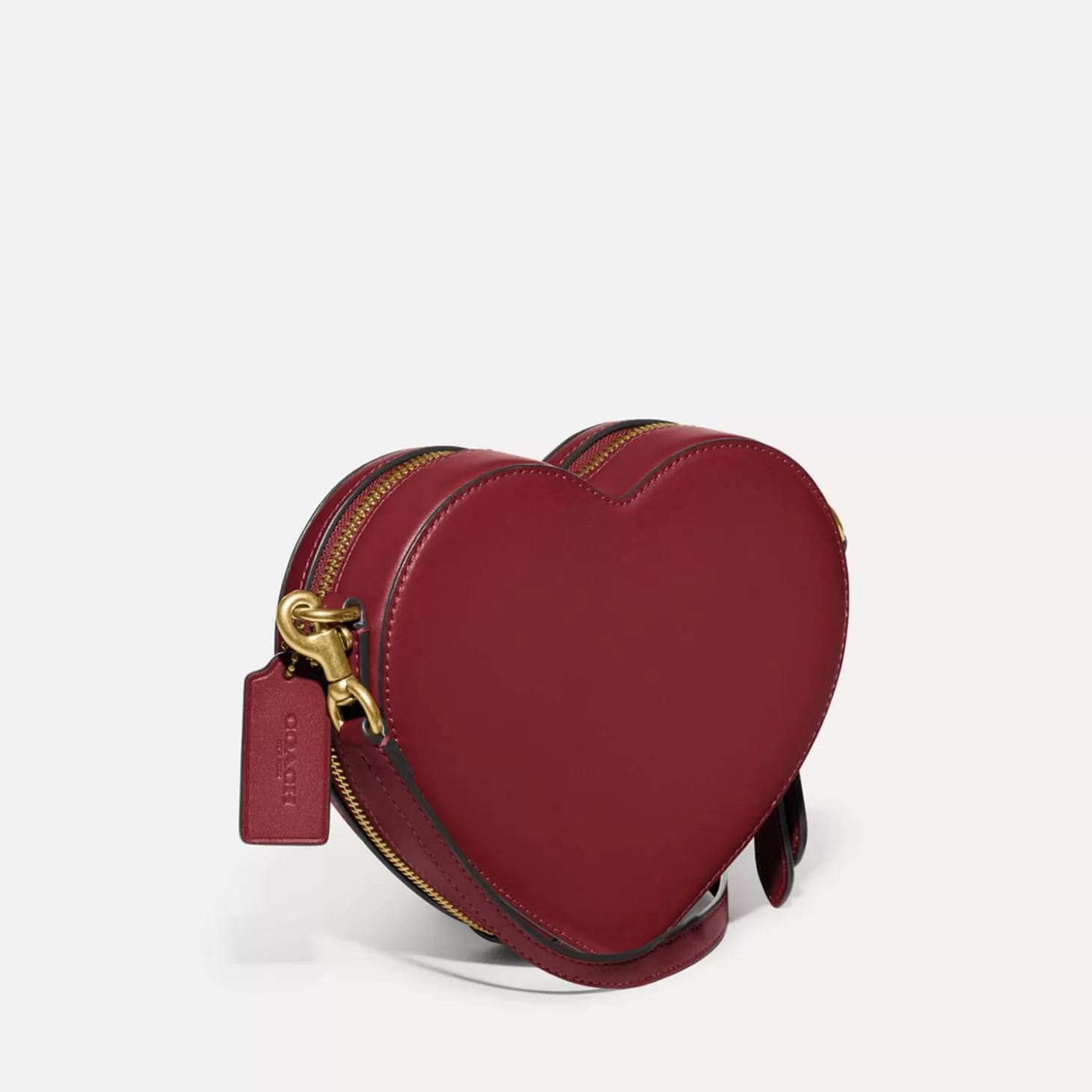 Glovetanned Leather Heart Cross Body Bag*Coach Best Sale