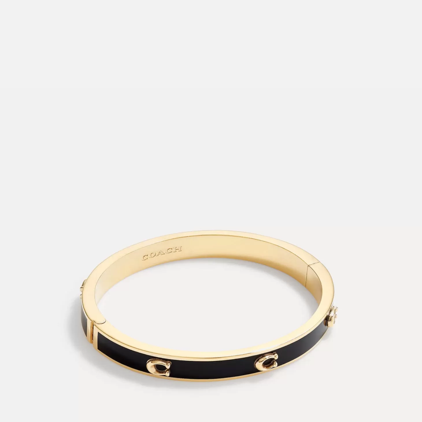 Pegged C Hinged Bangle*Coach Flash Sale