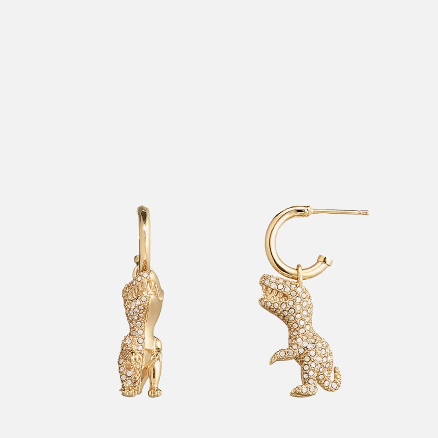 Rexy Crystal And Gold-Tone Earrings*Coach Hot