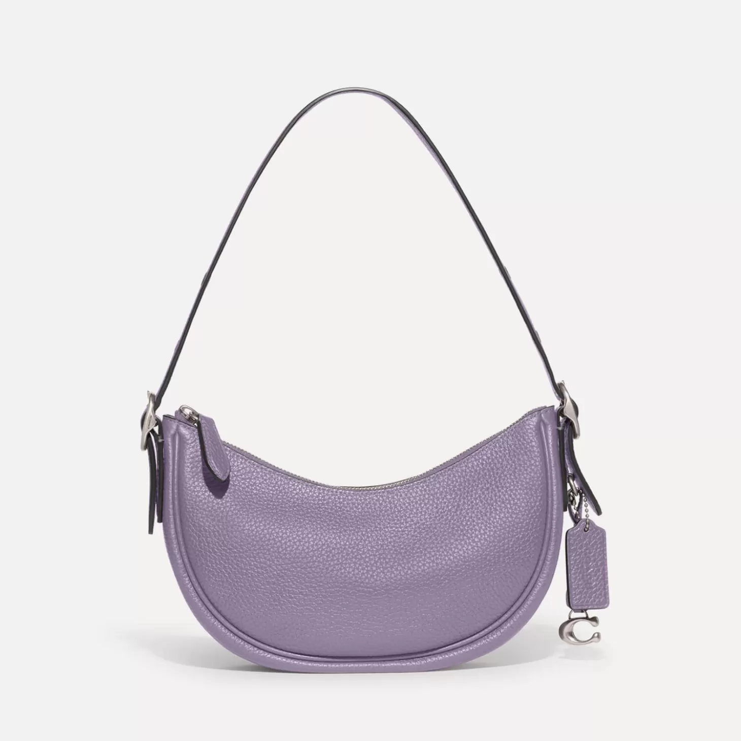 Soft Pebble Leather Luna Shoulder Bag*Coach Fashion