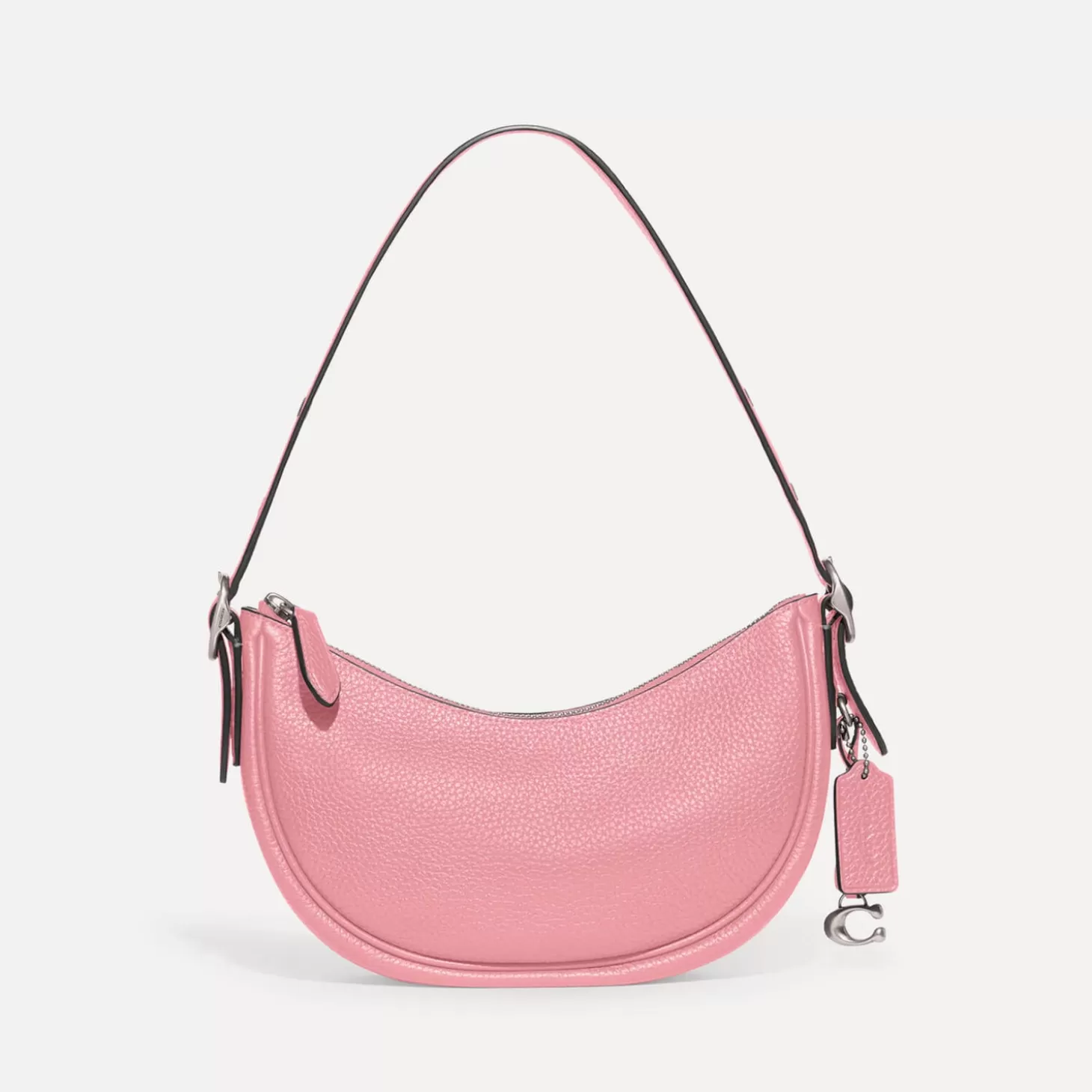 Soft Pebble Leather Luna Shoulder Bag*Coach Hot