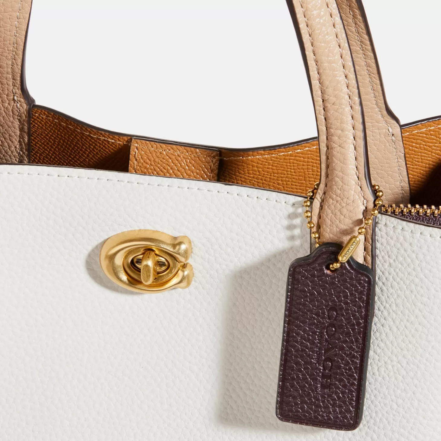 Women's Colorblock Willow Tote Bag 24 -*Coach Flash Sale