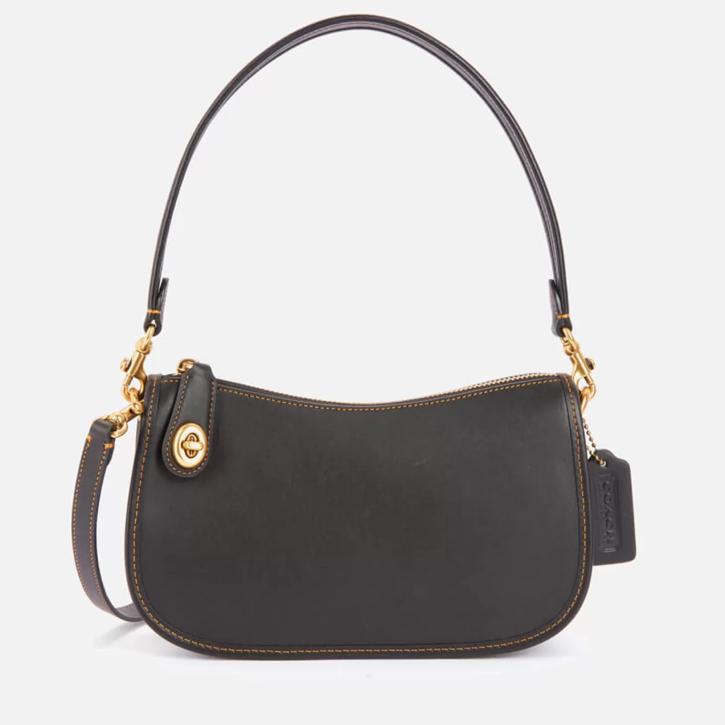Women's The Originals Glovetanned Leather Swinger Bag - Black*Coach Cheap