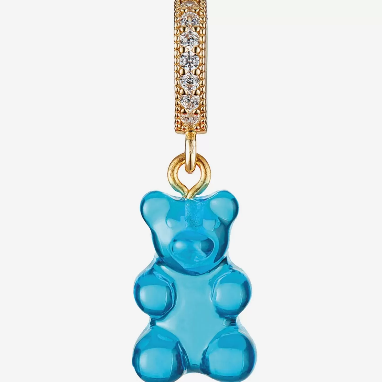 Women's Jelly Nostalgia Bear Pave Pendant -*Crystal Haze Store