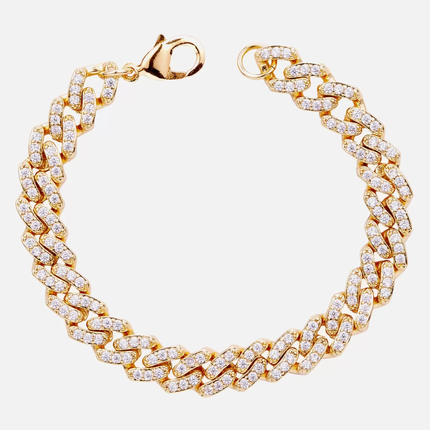 Women's Mexican Chain Bracelet - Gold*Crystal Haze Best Sale