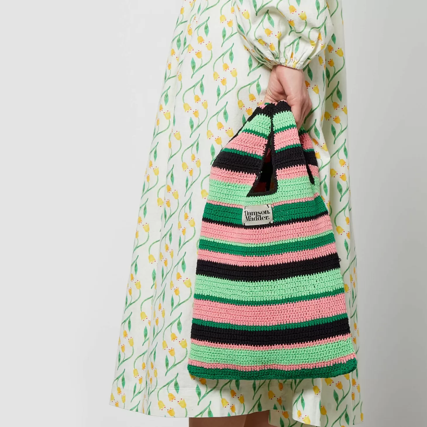 Striped Crochet Bag*Damson Madder Shop