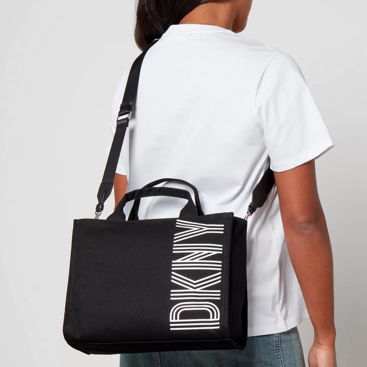 Noa Medium Cotton Canvas Tote Bag*DKNY Cheap