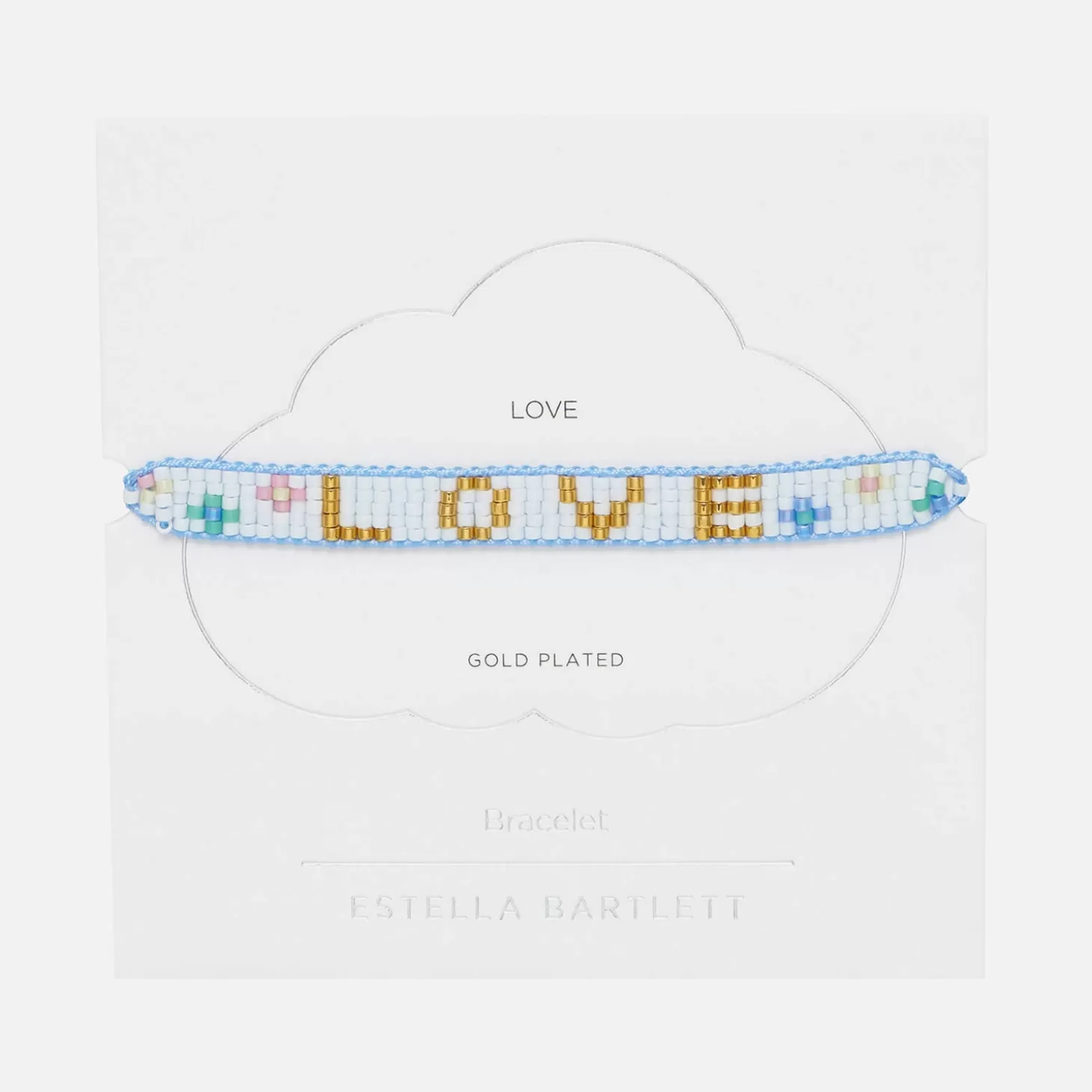 Beaded Cord Love Bracelet*Estella Bartlett Clearance