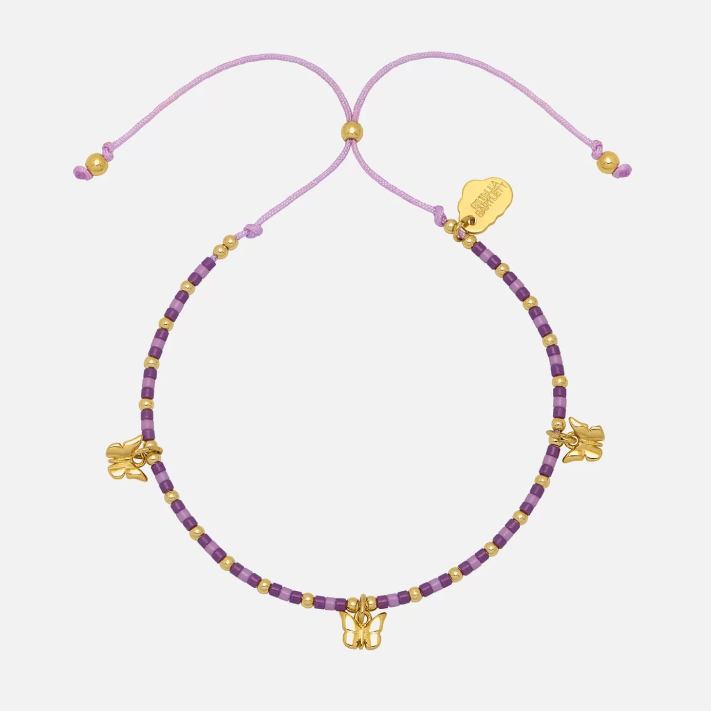 Gold-Plated Multi Butterfly Bracelet*Estella Bartlett Cheap