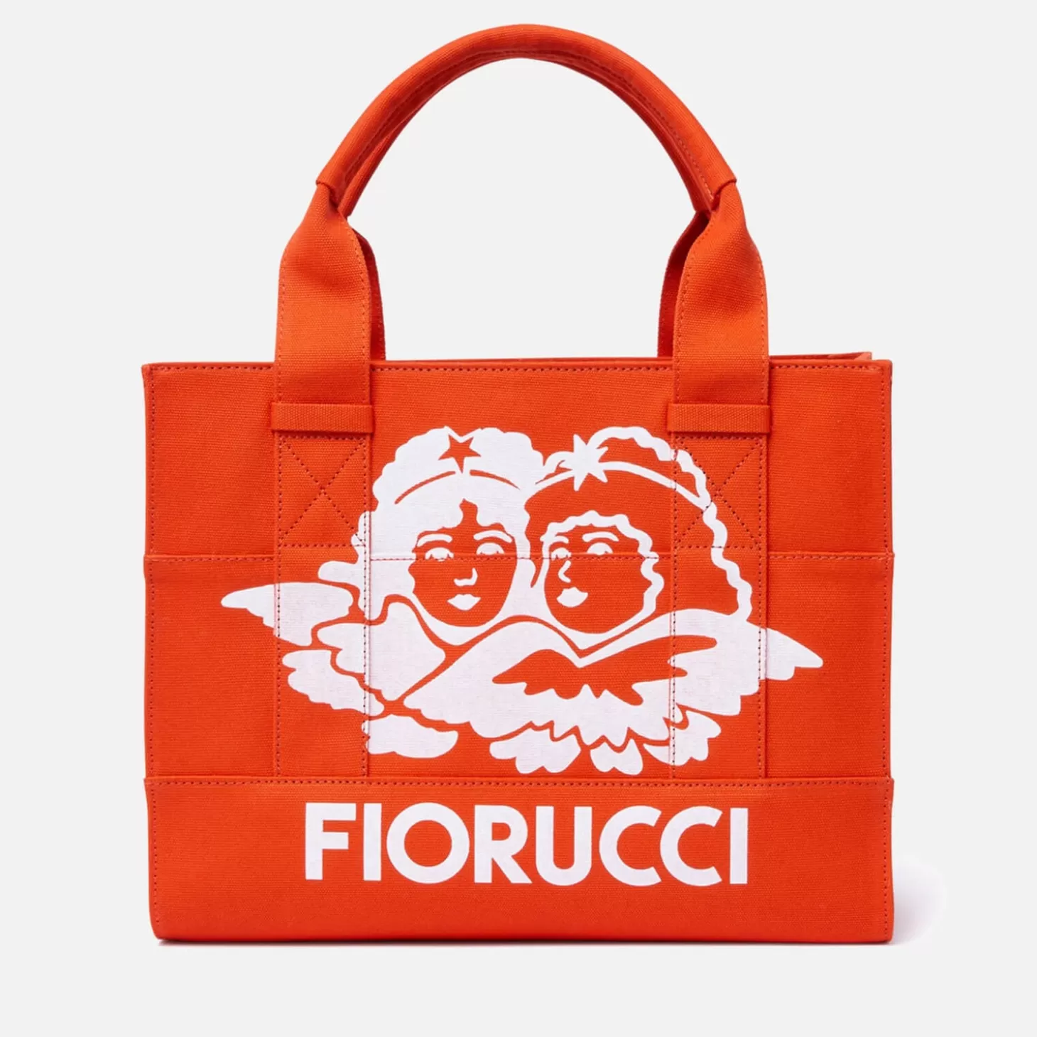 Milan Angels Printed Canvas Tote Bag*Fiorucci Flash Sale