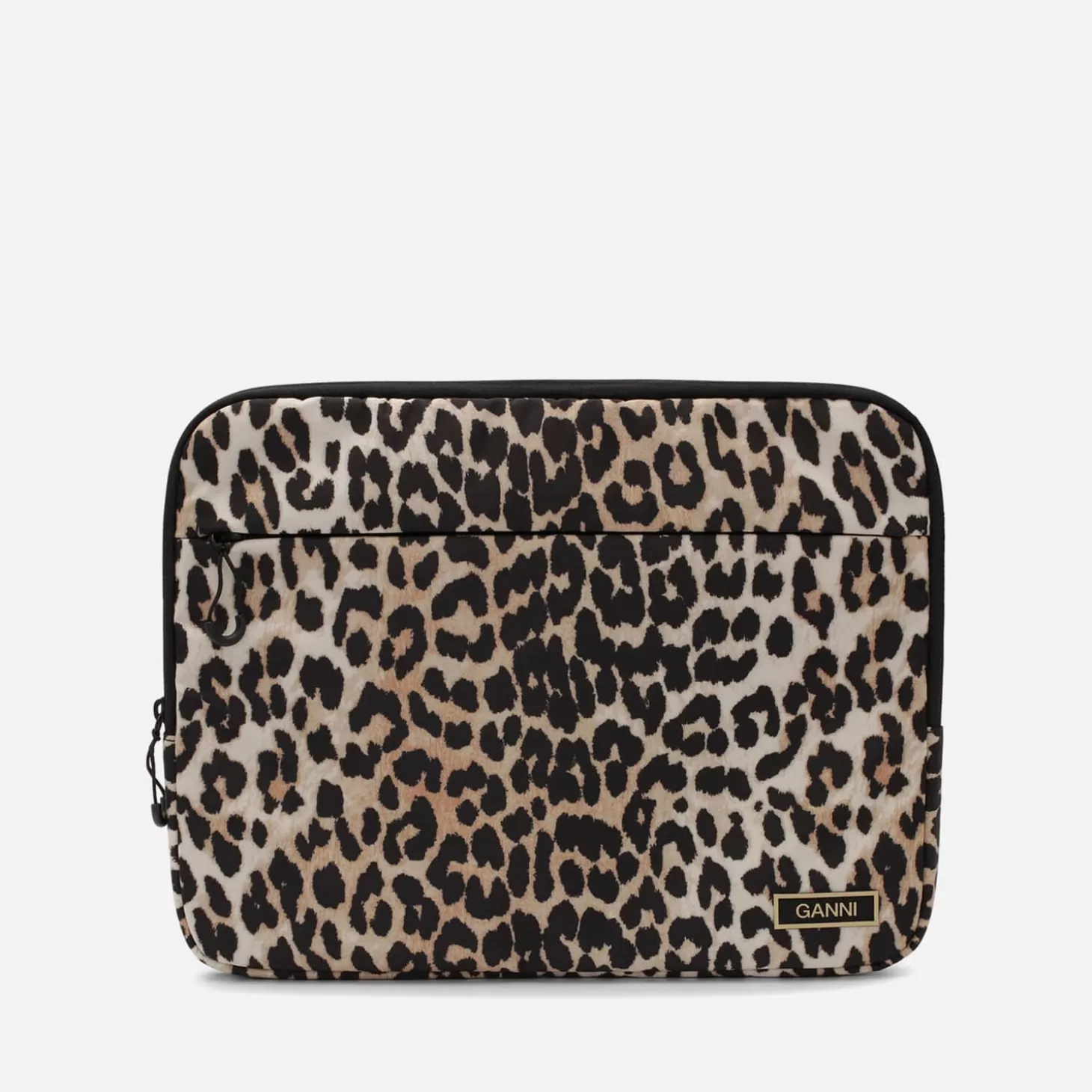 Leopard-Print Shell Laptop Sleeve 13Inch*Ganni Cheap