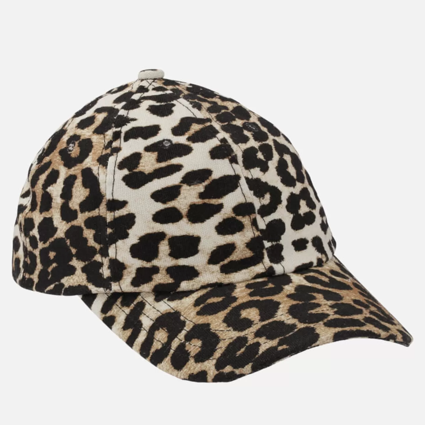 Women's Organic Cotton Cap - Leopard*Ganni New