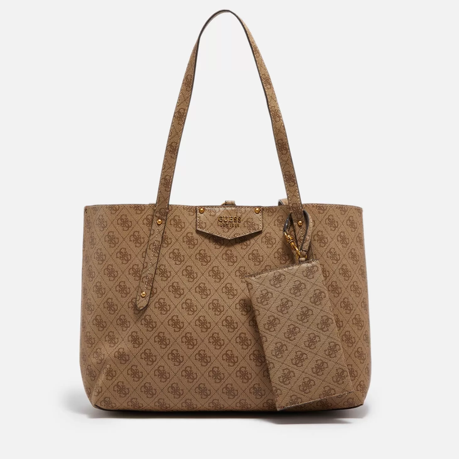 Women's Eco Brenton Monogram Faux Leather Tote Bag*Guess Online