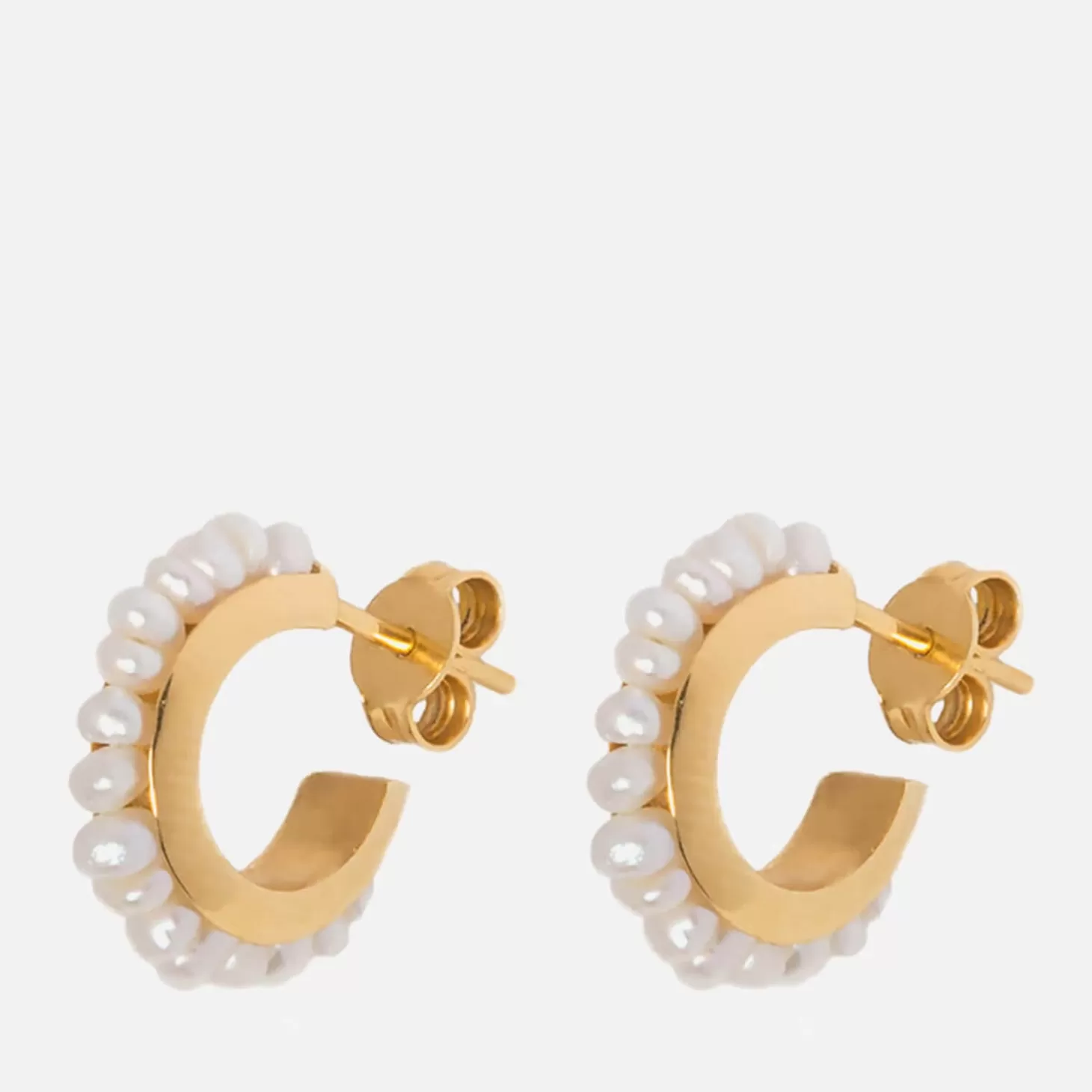 Women's Luna Pearls Earrings - Gold*Hermina Athens Shop