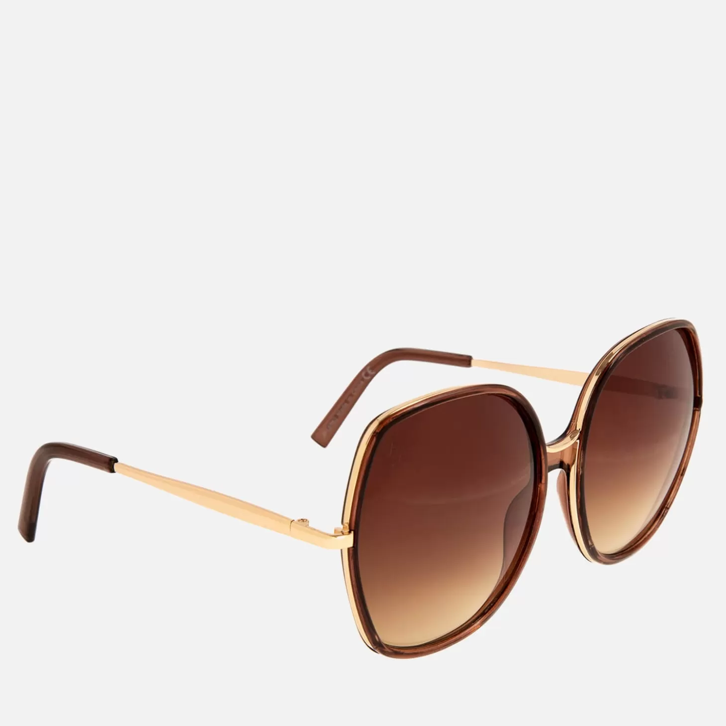 Oversized Round-Frame Metal Sunglasses*Jeepers Peepers Cheap