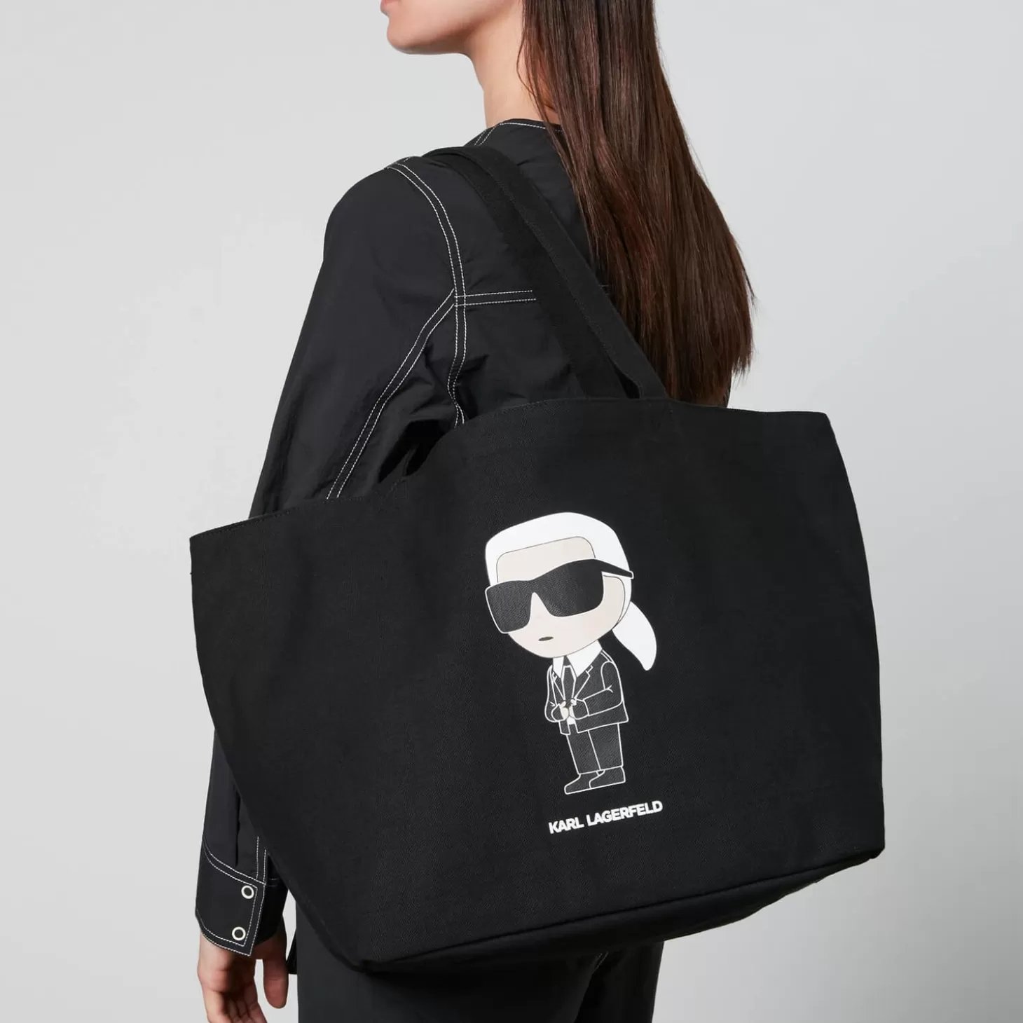 K/Ikonik 2.0 Karl Canvas Shopper Bag*Karl Lagerfeld Flash Sale