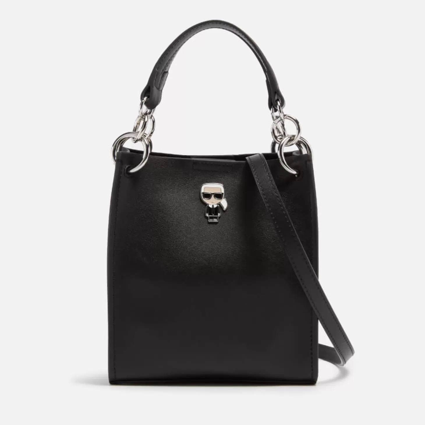 K/Ikonik Leather Bucket Bag*KARL LAGERFELD Fashion