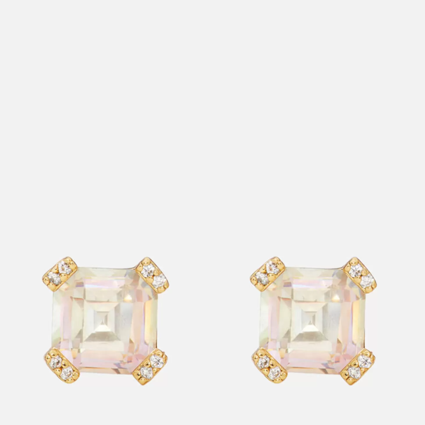 Gold-Tone And Crystal Earrings*Kate Spade New York Store