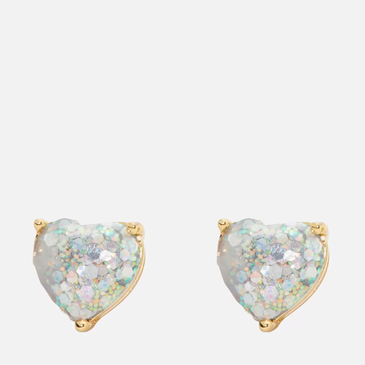 Heart Gold-Plated And Glittered Resin Earrings*Kate Spade New York Discount