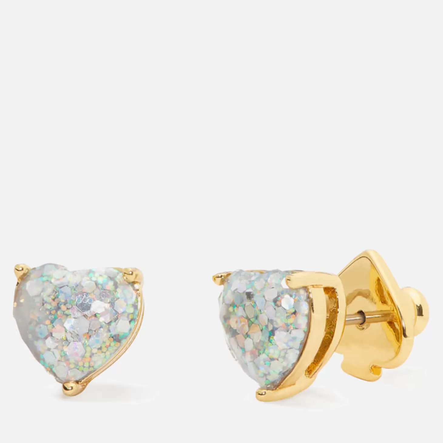 Heart Gold-Plated And Glittered Resin Earrings*Kate Spade New York Discount