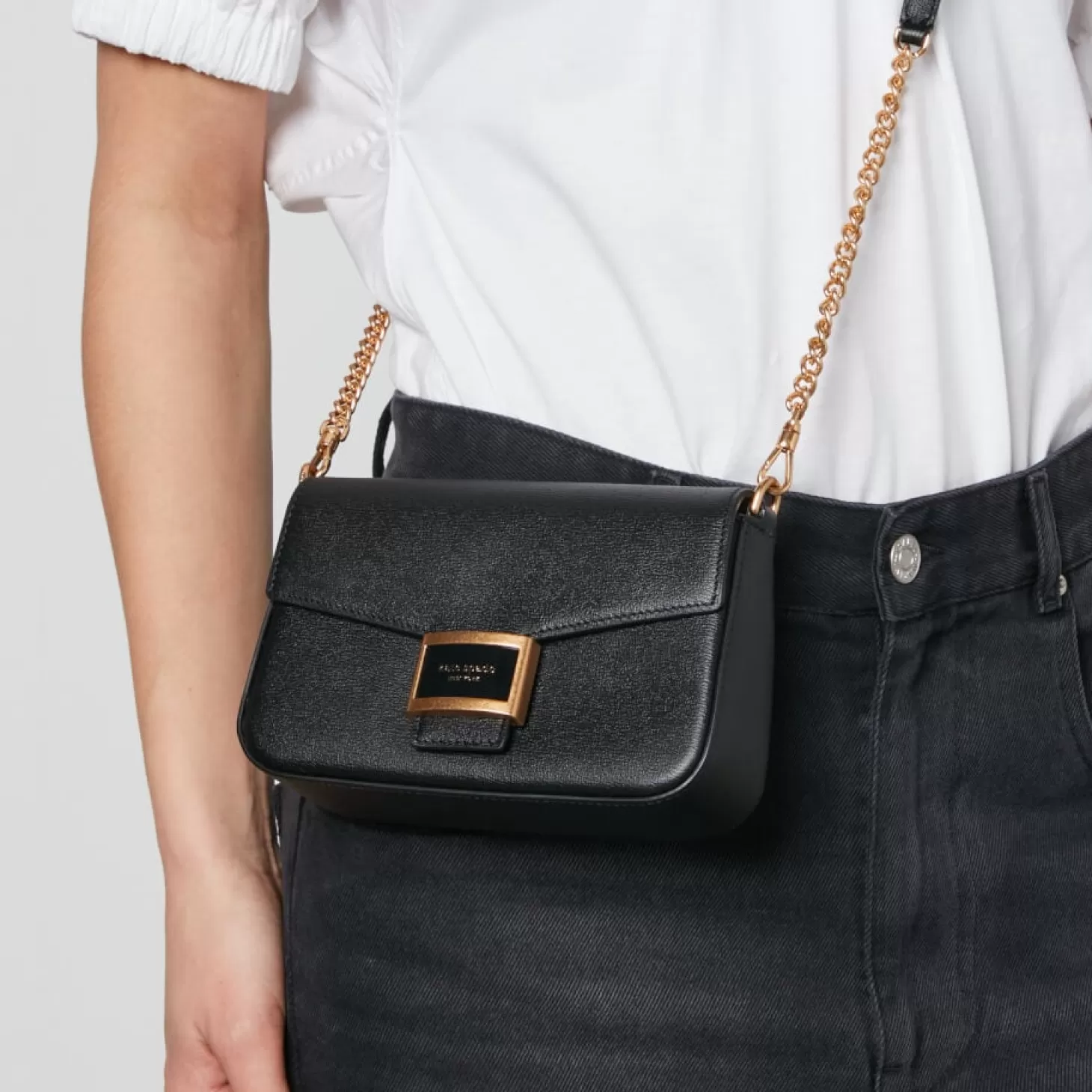 Katy Flap Chain Leather Cross-Body Bag*Kate Spade New York Sale