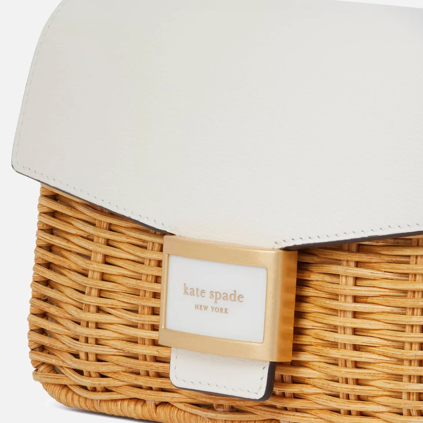 Katy Leather And Wicker Cross-Body Bag*Kate Spade New York Online
