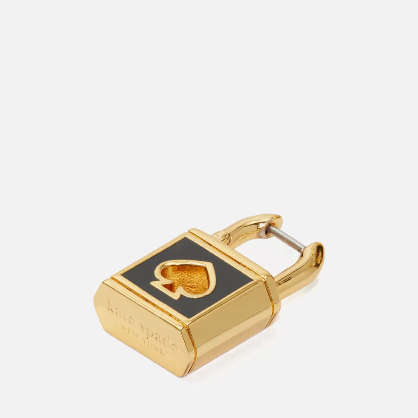 Lock And Spade Gold-Tone Hoop Earrings*Kate Spade New York Best