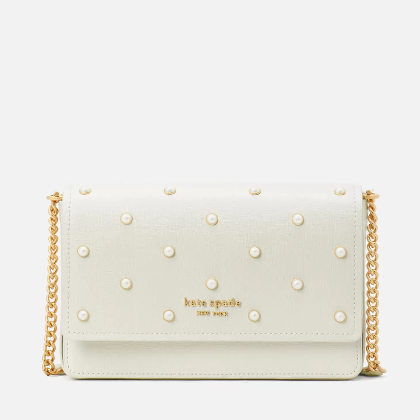 Morgan Pearl Leather Flap Chain Wallet*Kate Spade New York Cheap