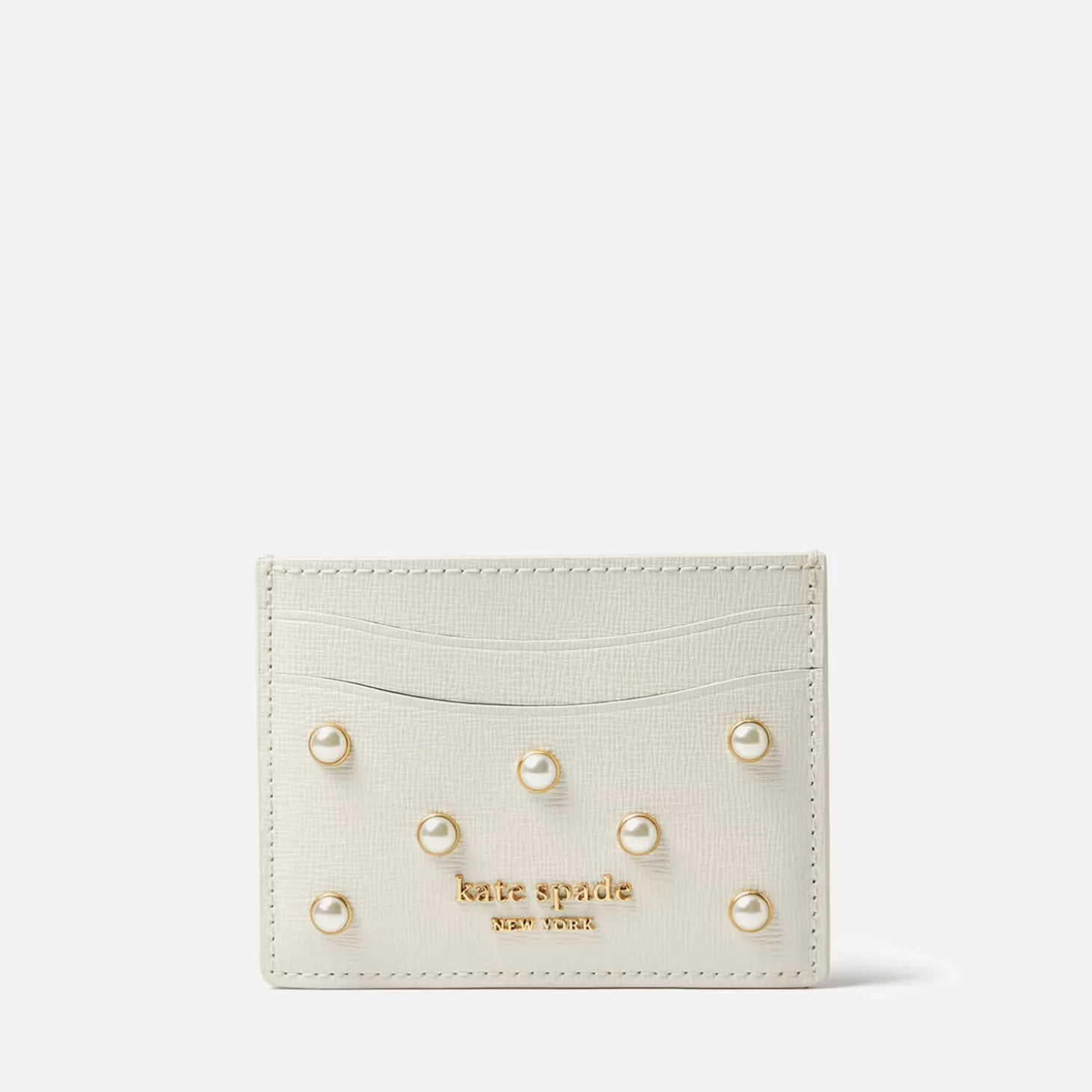 Pearl Leather Card Holder*Kate Spade New York Sale