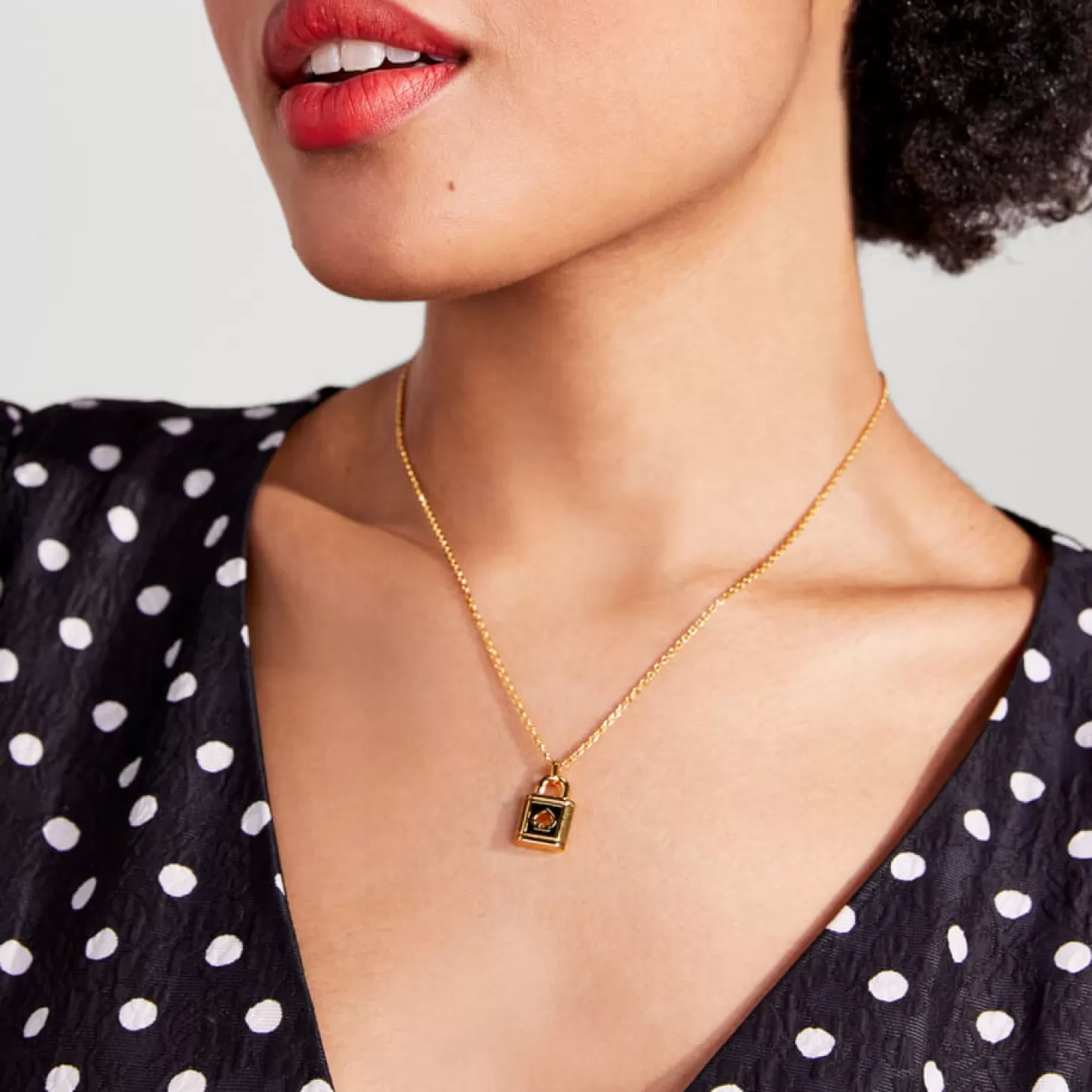 Pendant Necklace – Gold-Tone Metal*Kate Spade New York Clearance