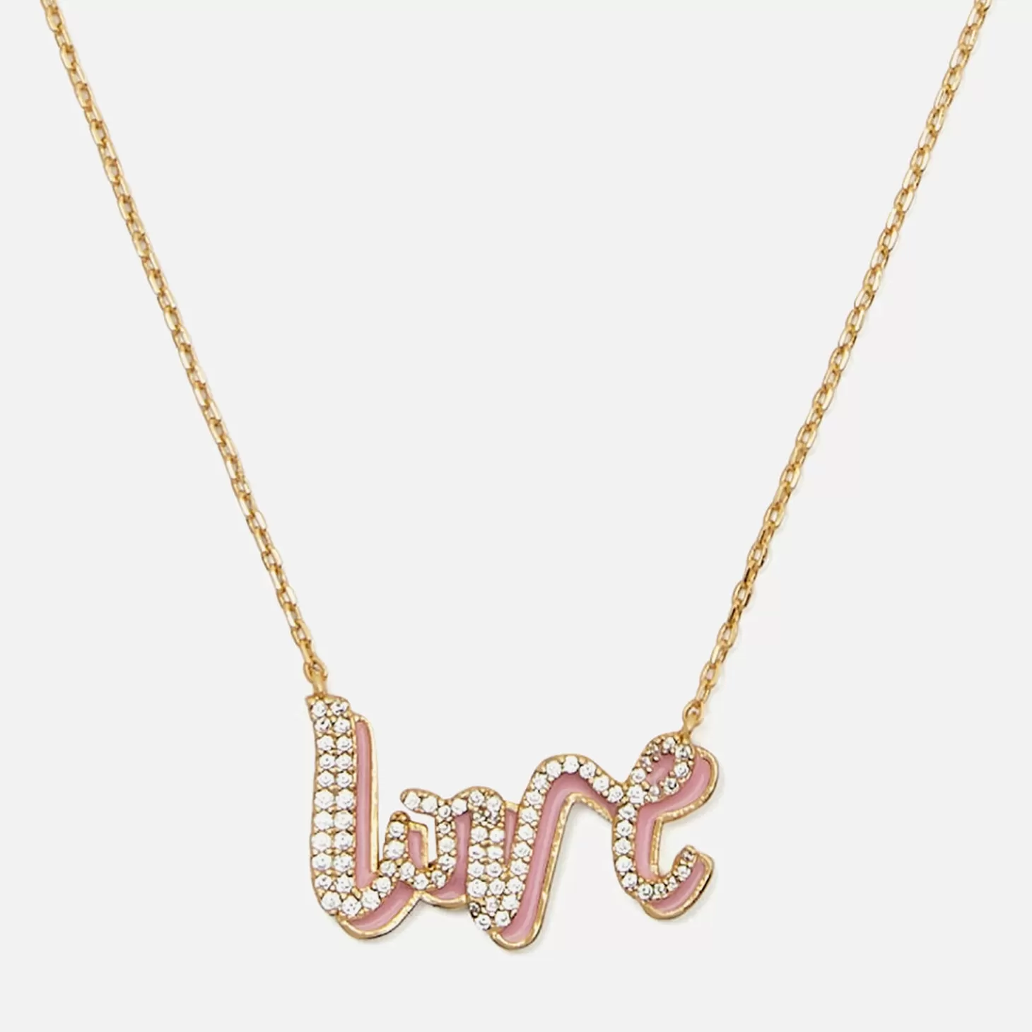 Say Yes Love Rose Gold-Tone Necklace*Kate Spade New York Outlet