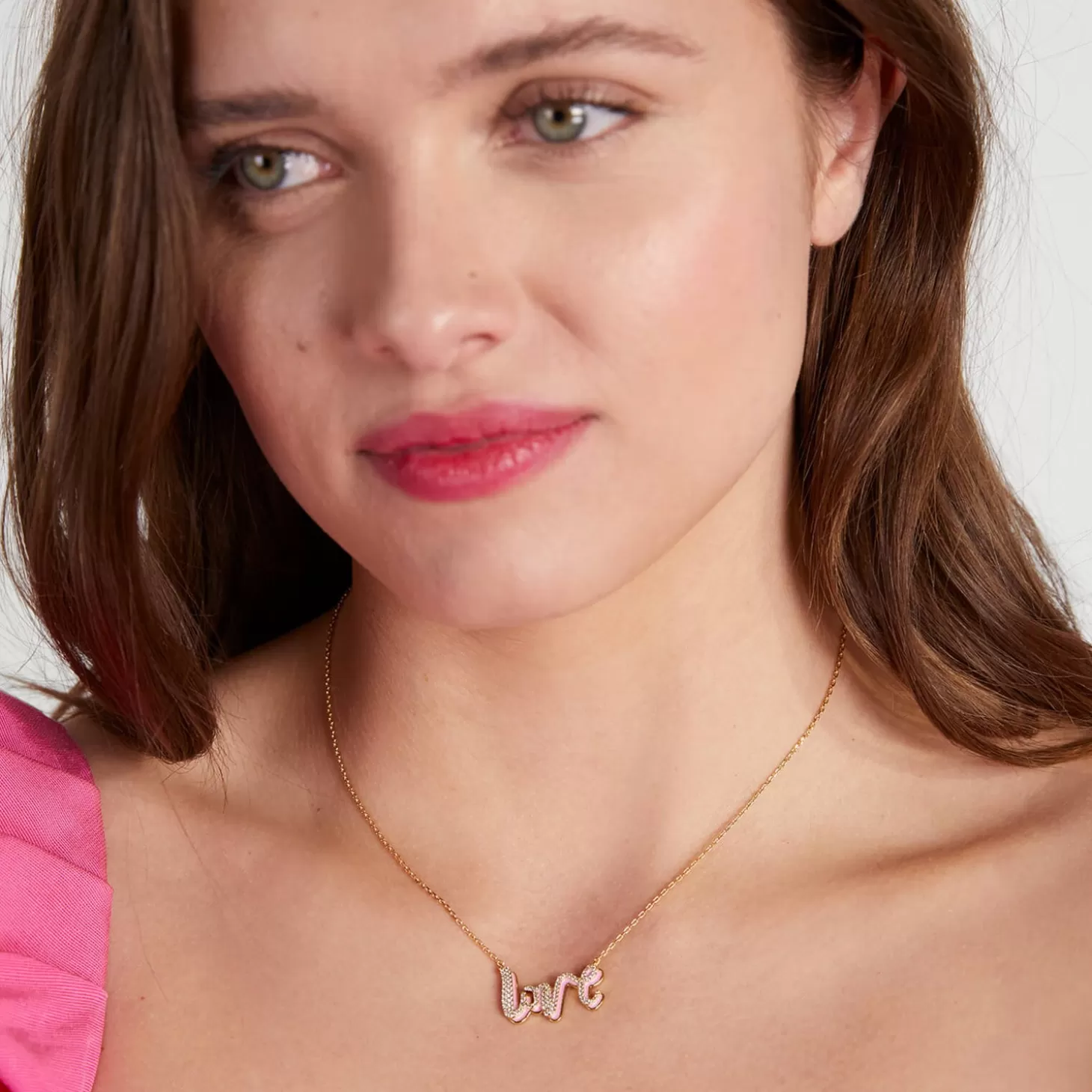 Say Yes Love Rose Gold-Tone Necklace*Kate Spade New York Outlet