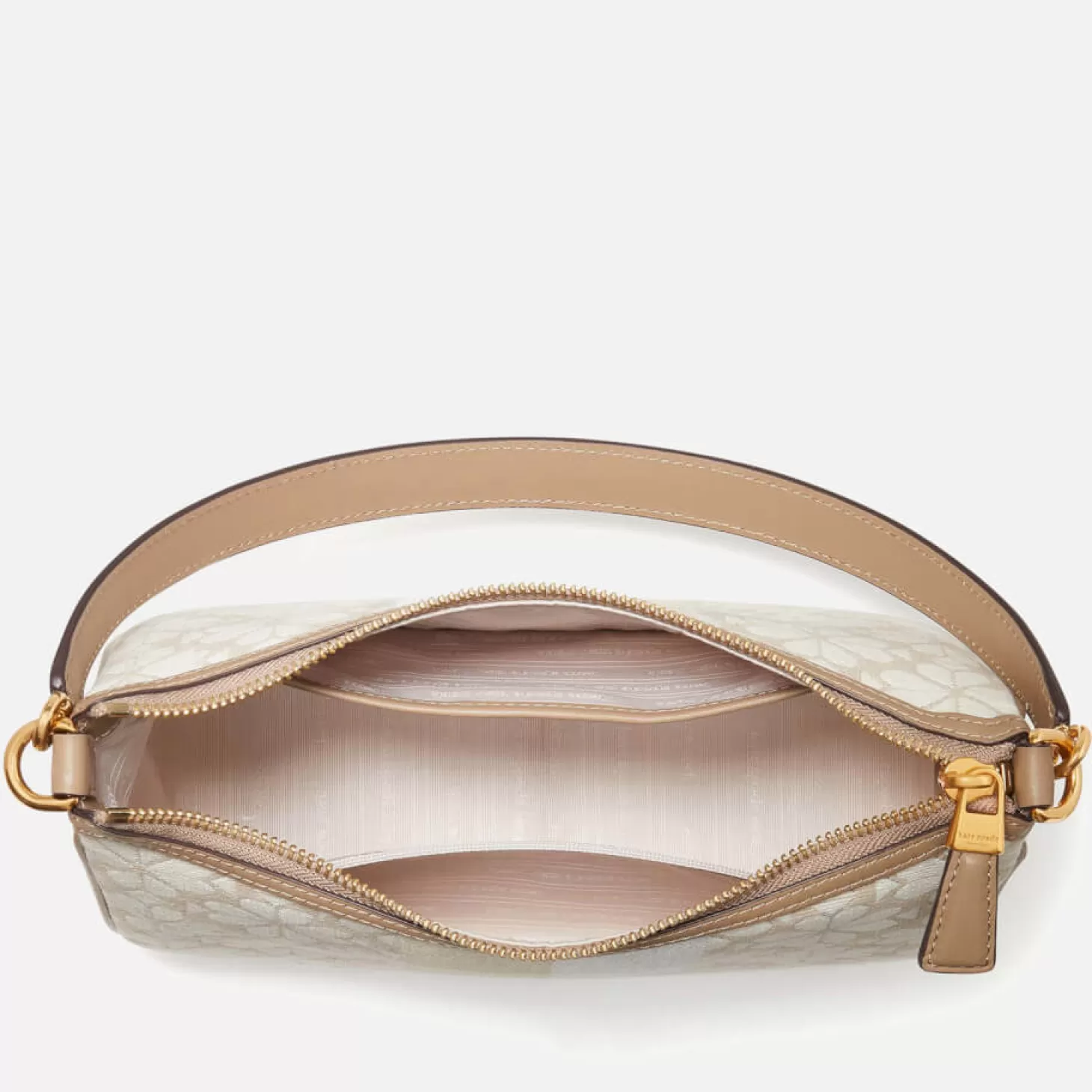 Small Sam Leather-Trimmed Jacquard Bag*Kate Spade New York Store