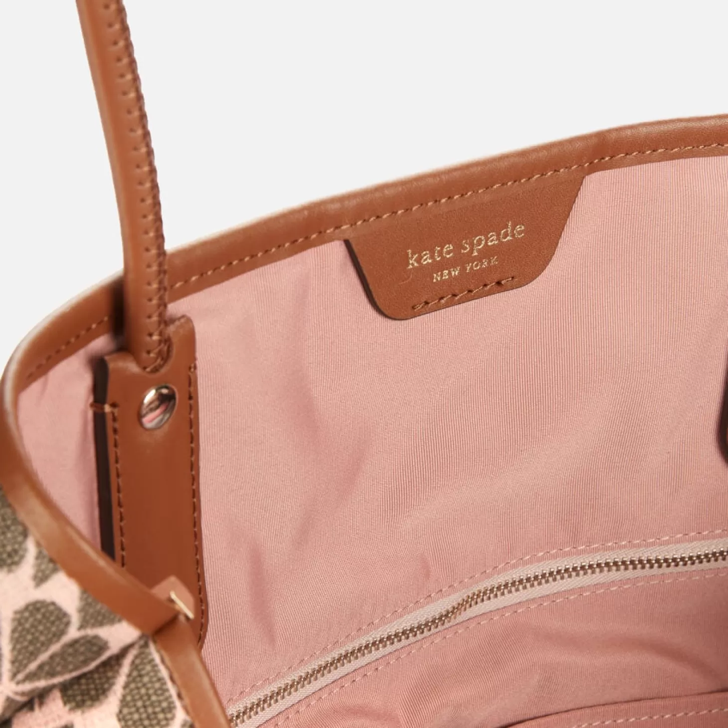 Women's Everything Spade Flower Jacquard Tote Bag - Pink Multi*Kate Spade New York Discount