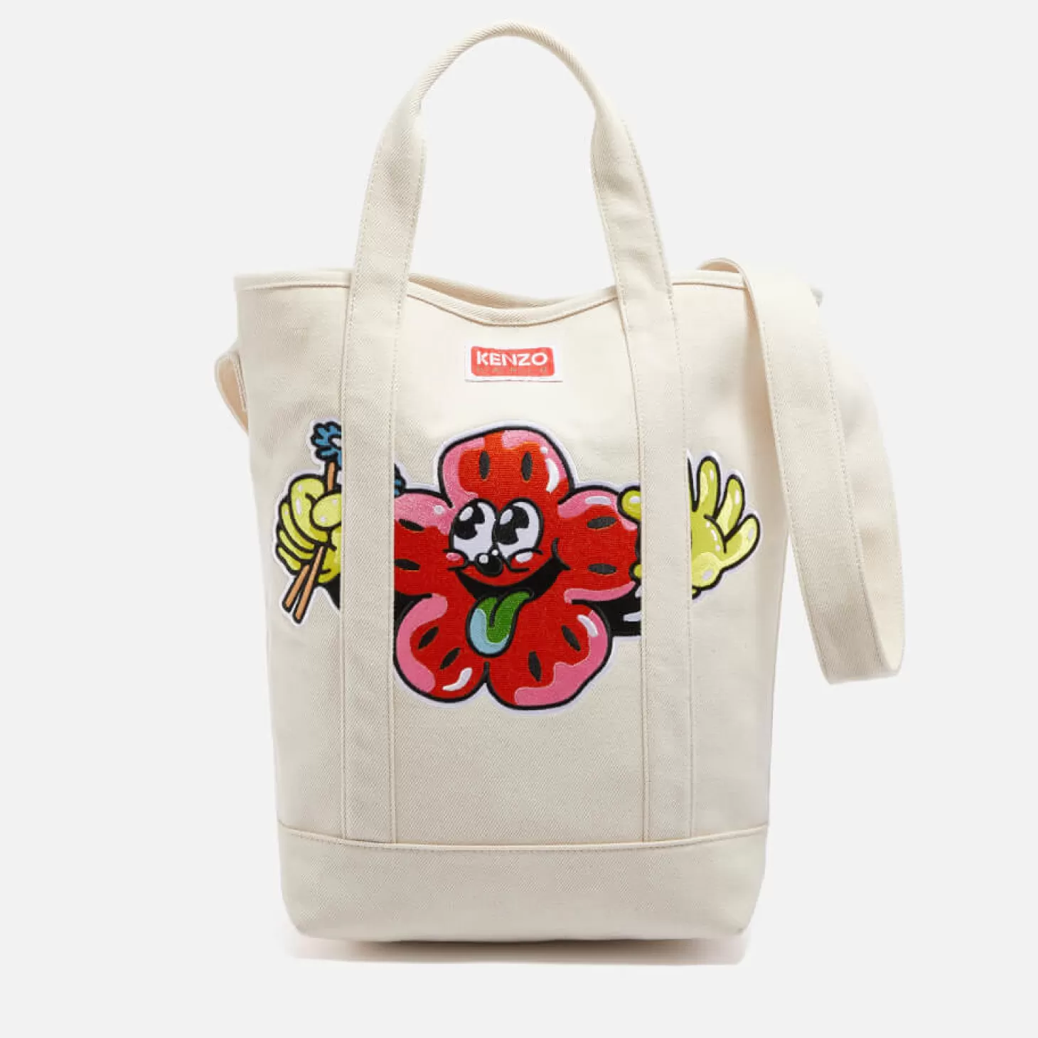 Appliqued Cotton-Canvas Tote Bag*KENZO Sale