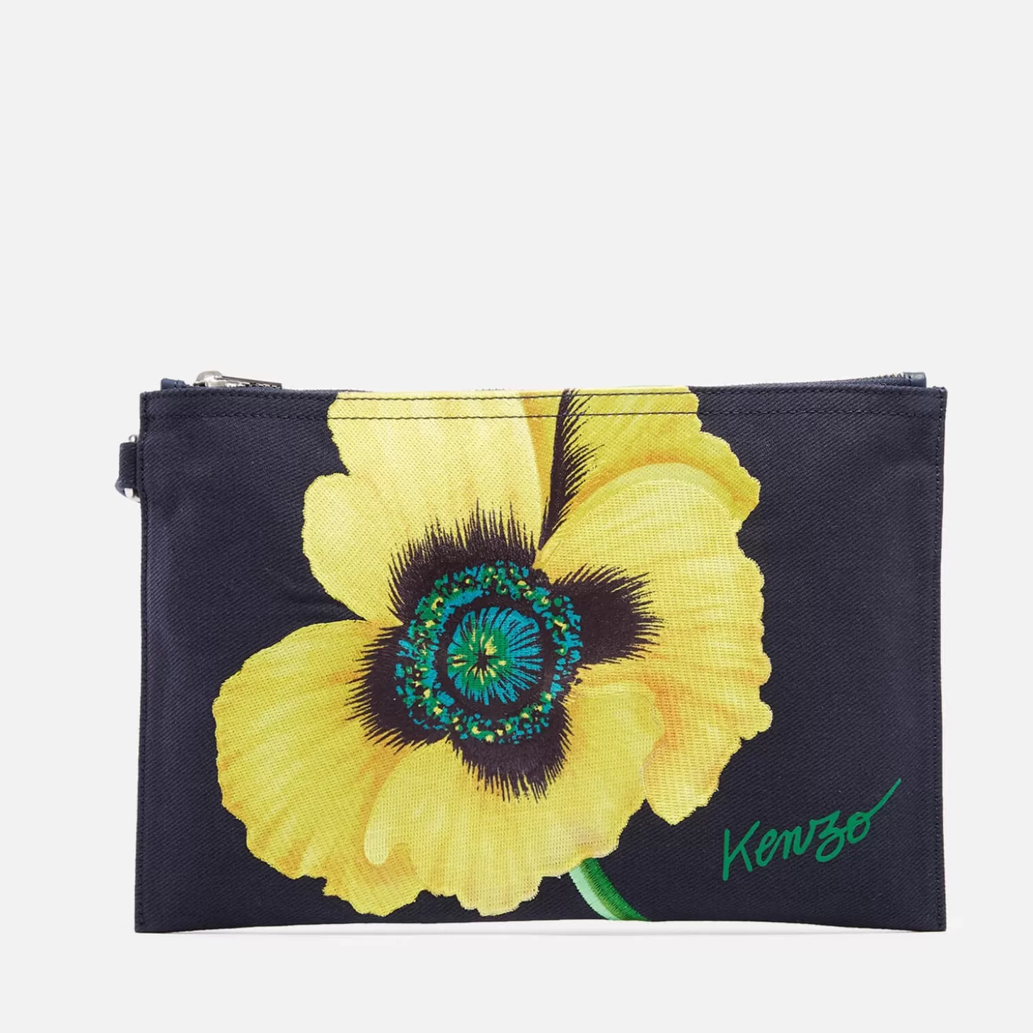 Poppy Cotton-Twill Clutch*KENZO Clearance